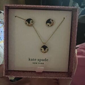 Penguin Kate Spade earrings/necklace